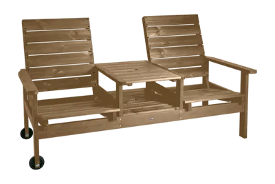 Brafab DU o JA 2-sitssoffa i furu