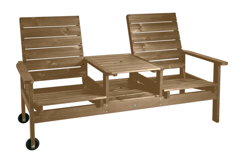 Brafab DU o JA 2-sitssoffa i furu