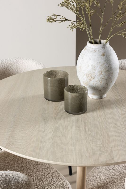 Venture Home Plaza Matbord med Agnes Matstolar