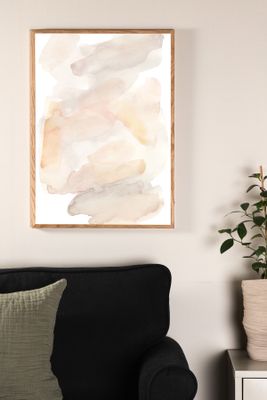Venture Home Water colour Poster Beige