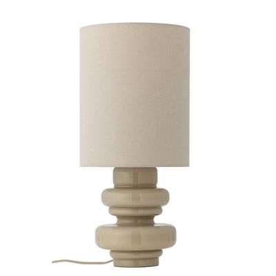 Bloomingville Fabiola Bordslampa, Natur, Glas, Ø24xH51 cm