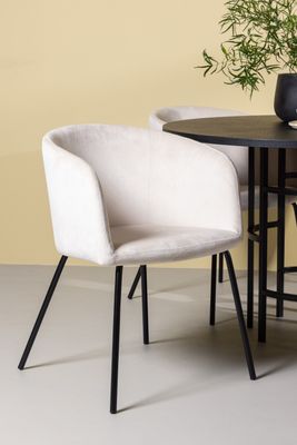 Venture Home Matgrupp Copenhagen med 4 Matstolar Berit