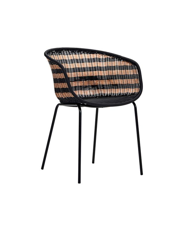 House Doctor Hapur Stol Natur/Svart