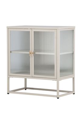 Venture Home Garis skåp i beige med glasdörrar