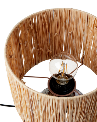 Affari of Sweden LAVA Bordslampa, Mörkbrun/Flerfärgad