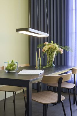 Hübsch Tube Pendant Small Metallisk Taklampa