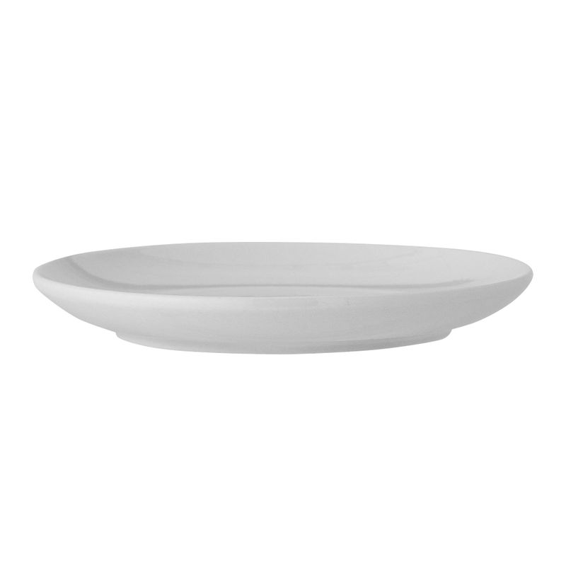 Creative Collection Wendy Tallrik, Vit, Stengods 15 cm 6-pack