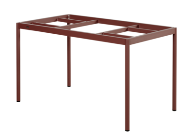 Brafab Nox Bistro bordsstativ 70x125 cm Zin Red