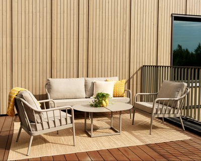 Brafab Coleville 3-sits soffa - Khaki/Burlap Beige