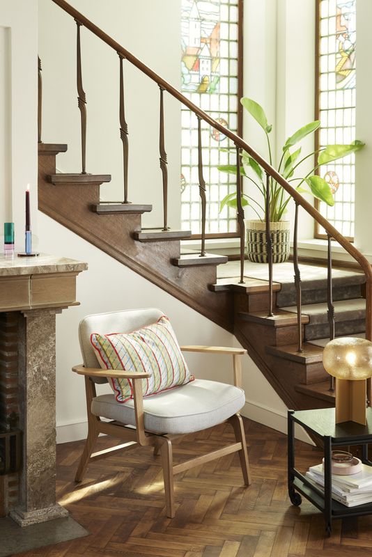 Hübsch Haze Loungestol Grå/Naturlig