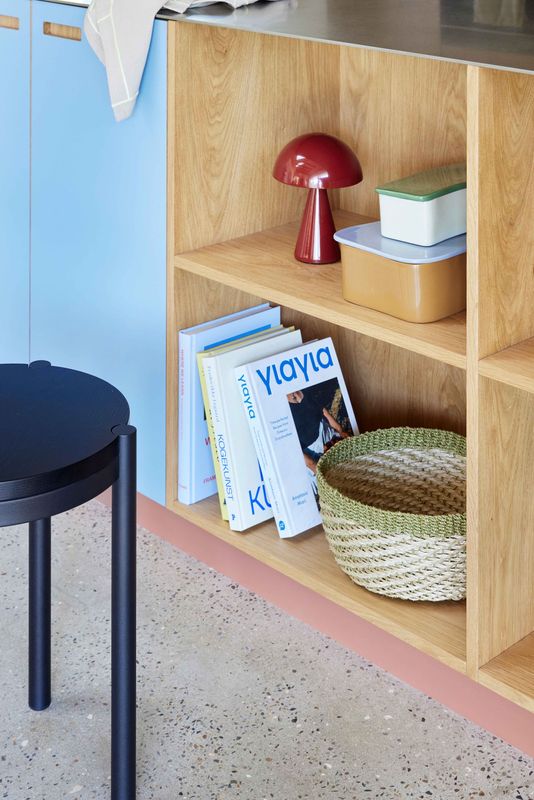 Hübsch Mush Portabel bordslampa Röd