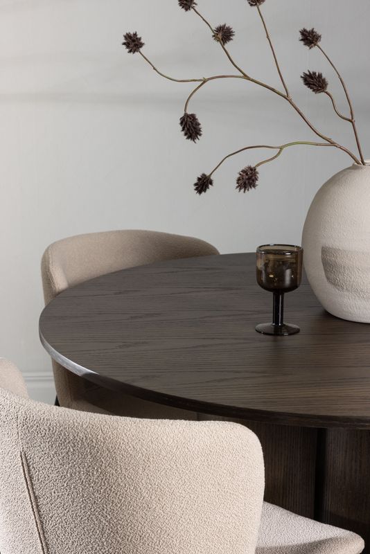 Venture Home Matgrupp Olivia med 4st matstolar Modesto