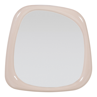 WOOOD Norea Spegel 90x90 cm Högblank Sand