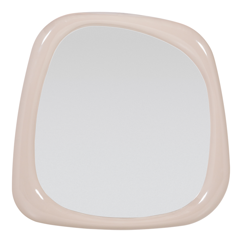 WOOOD Norea Spegel 90x90 cm Högblank Sand