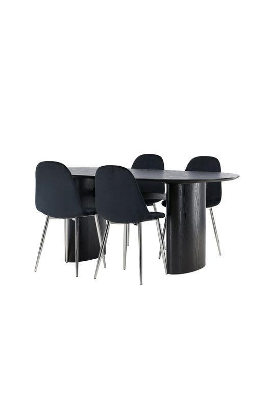 Venture Home Matgrupp Isolde med stolarna Polar