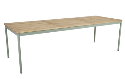 Brafab Nox matbord 90x240 cm grönt/teak