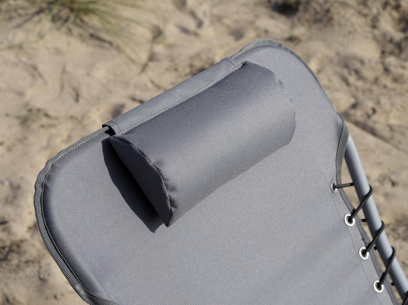 Brafab Ulrika strandstol silver/grå