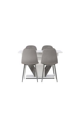 Venture Home Matgrupp Disa med stolarna Eva