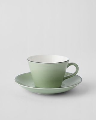 Gustavsberg NATUR Krusbärsgrön, Kaffegods, kon