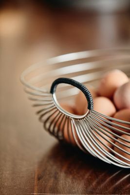 Nordal JAIPUR Korg med Handtag - Krom Yta