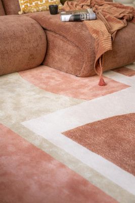 By Boo Kazi Matta 190x290 cm - Terracotta