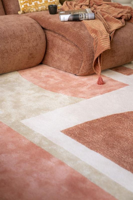 By Boo Kazi Matta 190x290 cm - Terracotta