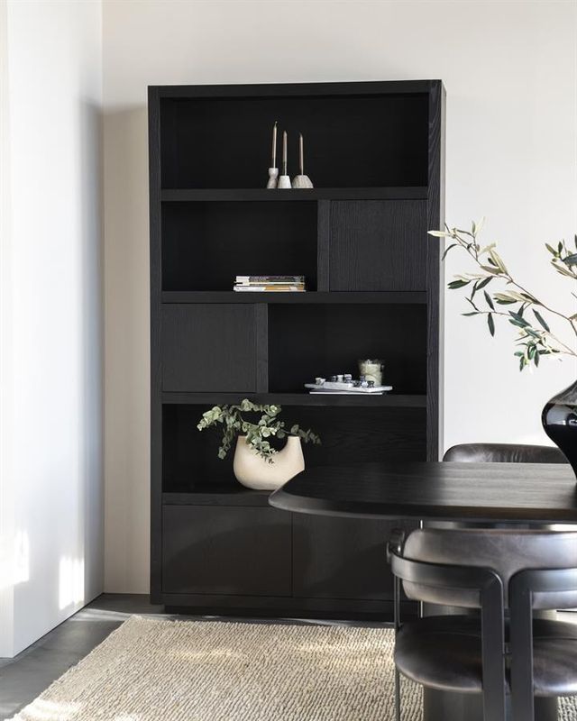 Eleonora Skåp Helsinki 120x220cm - Svart