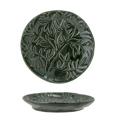 Bloomingville Savanna Tallrik, Grön, Stengods - 8-pack