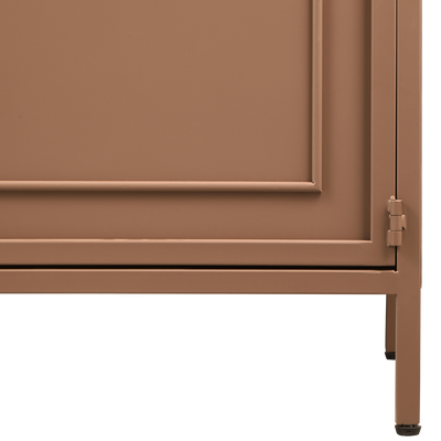 WOOOD Ronja XL Vitrinskåp Metall - Militärbrun