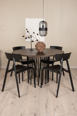 Venture Home Stone Rund Matgrupp