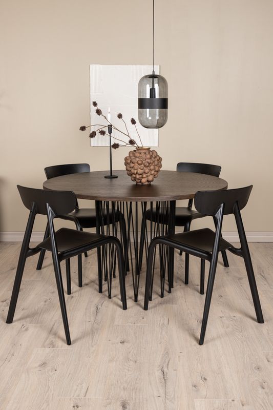 Venture Home Stone Rund Matgrupp