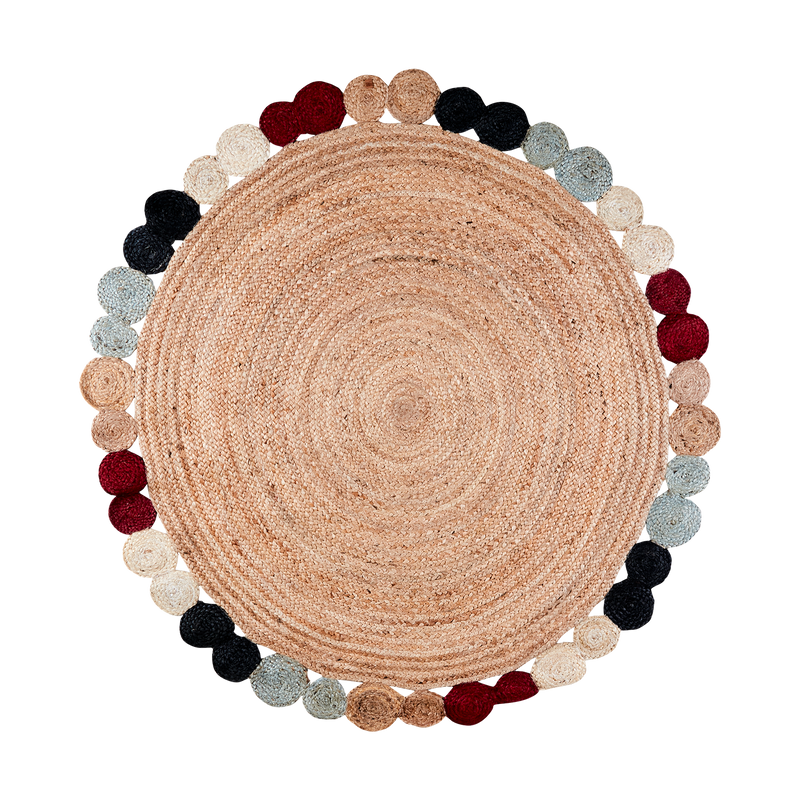 Affari of Sweden JUNI Matta L, Natur/flerfärgad