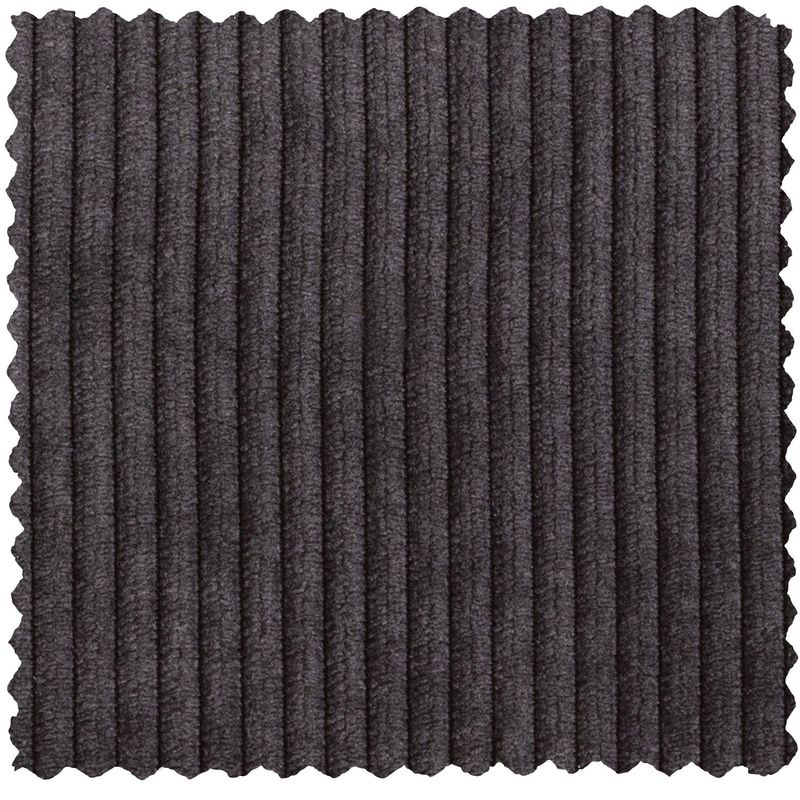 WOOOD Thomas Hörnsoffa med Ribbtäckning Höger Mörkgrå