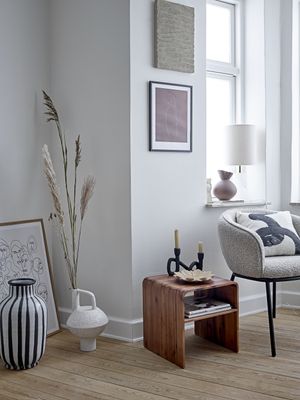Bloomingville Cortone Matstol, Grå, Polyester, L60xH76xW63 cm