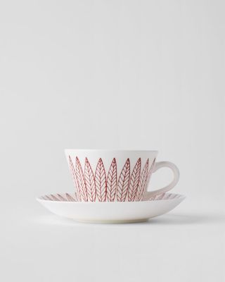 Gustavsberg SALIX RÖD, Kaffegods, kon