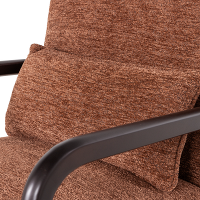 WOOOD Mark Fåtölj Chenille Brun