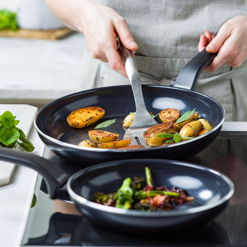 GreenPan Essence, Stekpanneset, 24 cm & 28 cm, Non-stickbeläggning