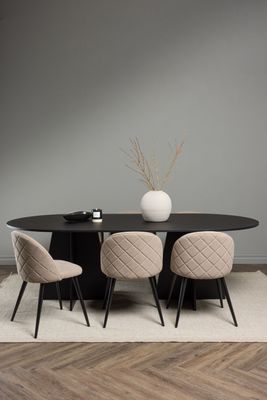 Venture Home Matgrupp Bootcut med stolar Velvet