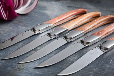 Laguiole By Hâws Steak Knife 6 Pcs Rosewood