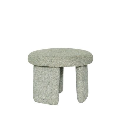 Hübsch Rocco puff ljusgrön ø54xh41 cm