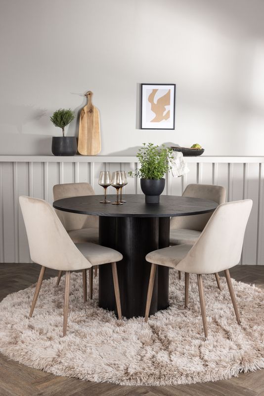 Venture Home Matgrupp Olivia med Stolarna Night