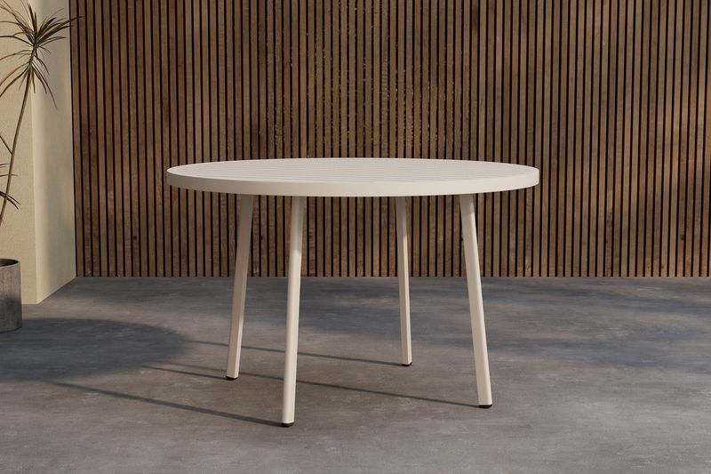 Venture Home Giardini Runt Matbord Ø120 Beige