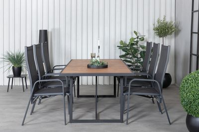 Venture Home Khung, Copacabana Matgrupp Svart Natur