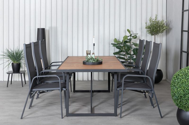 Venture Home Khung, Copacabana Matgrupp Svart Natur