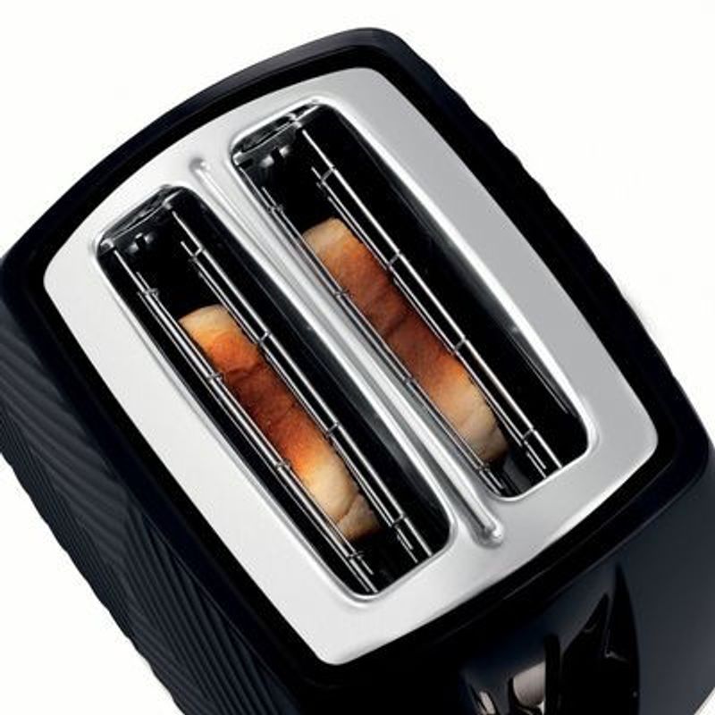 Russel Hobbs Brödrost Svart Groove 2S Toast 26390-56
