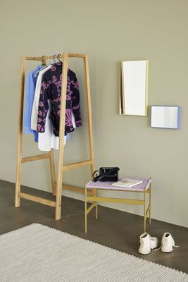 Hübsch Shine Spegel Small Blå 21x4xh30cm