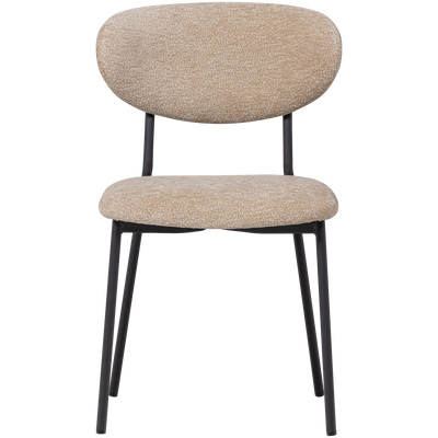 WOOOD Kjeld Matstol i Chenilletyg Natur 2 st