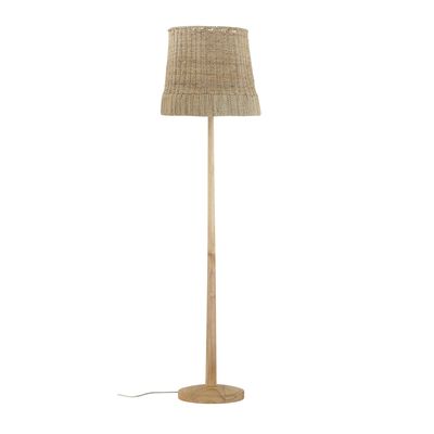 Bloomingville Kakasi Golvlampa, Natur, Rottning, Ø40xH160 cm