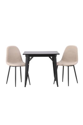 Venture Home Matgrupp Tempe med stolarna Polar