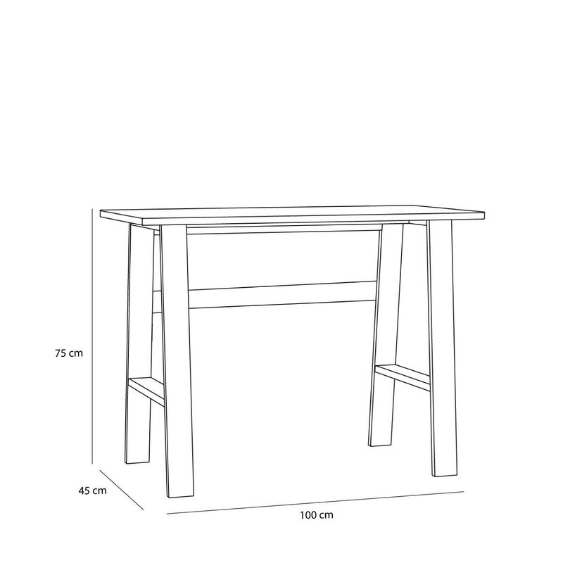 Hübsch Poke skrivbord natur 100 x 45 x H75 cm